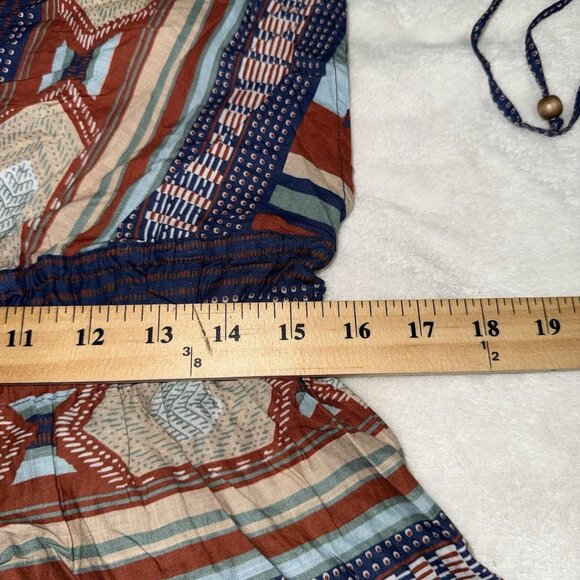 Women’s Veronica Beard Mayim Tiered Minidress Clay Multicolor Print Size Medium - Picture 5 of 7